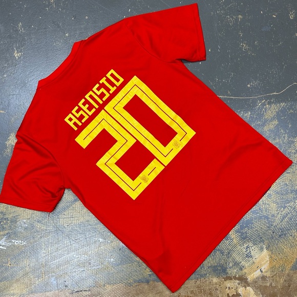 Adidas Marco Asensio Spain Home Jersey #20 2017 BQ4701 Large ClimaLite - Picture 2 of 9